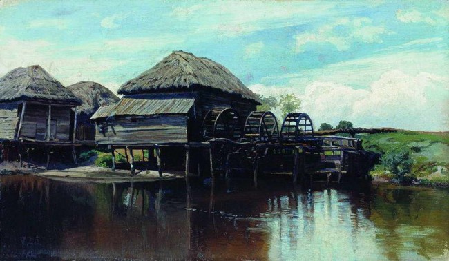 Сочинение по картине: Крыжицкий - "Утро на озере"