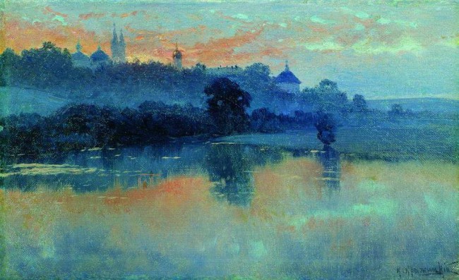 Сочинение по картине: Крыжицкий - "Закат"