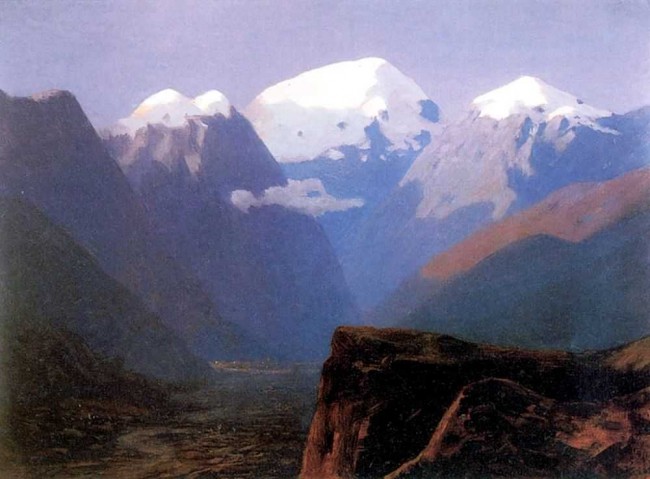 Сочинение по картине: Куинджи - "Снежные вершины. Кавказ" Сочинение по картине: Куинджи - "Снежные вершины. Кавказ"
