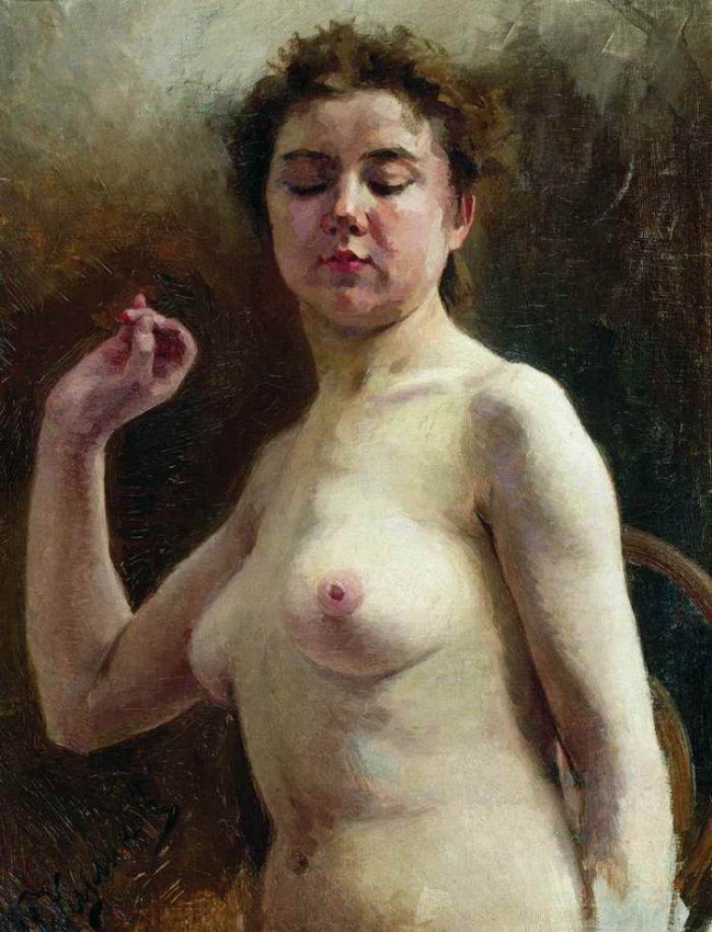 Сочинение по картине: Куликов - "Первая натурщица"