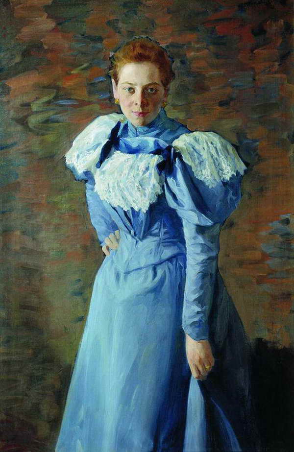 Сочинение по картине: Куликов - "Портрет Е.С.Калининой"