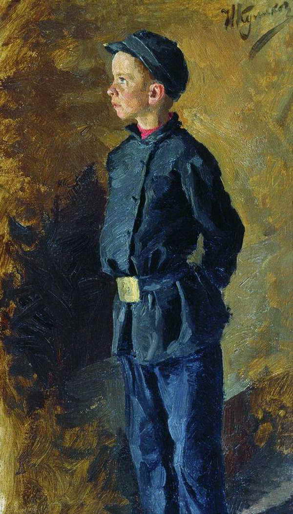 Сочинение по картине: Куликов - "Школьник"