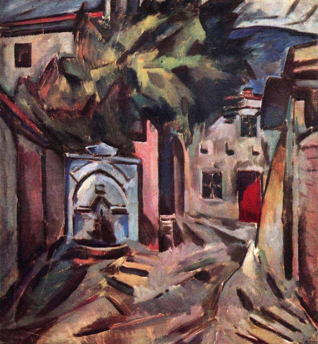 Сочинение по картине: Куприн - "Голубой фонтан"