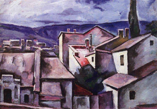 Сочинение по картине: Куприн - "Гудауты. Дома"