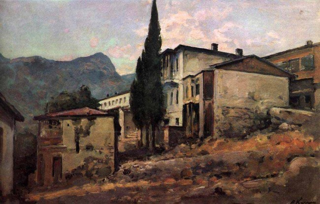 Сочинение по картине: Куприн - "Гурзуф. Вечер"