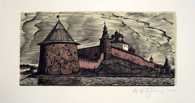 Сочинение по картине: Курдов - "Ксилография"