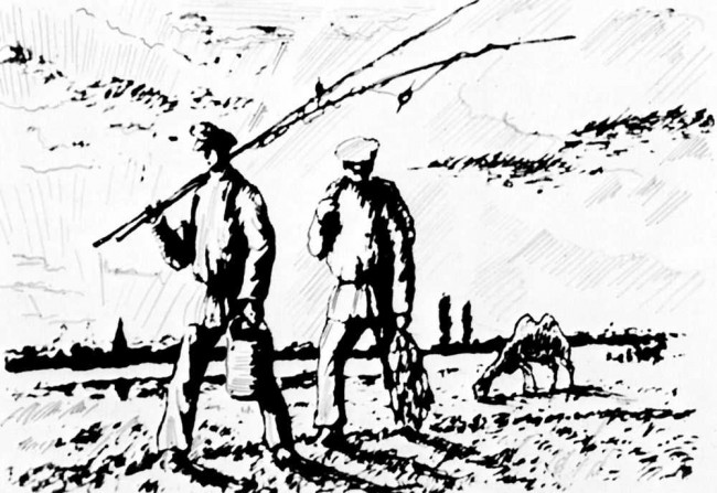 Сочинение по картине: Кустодиев - "С рыбалки"