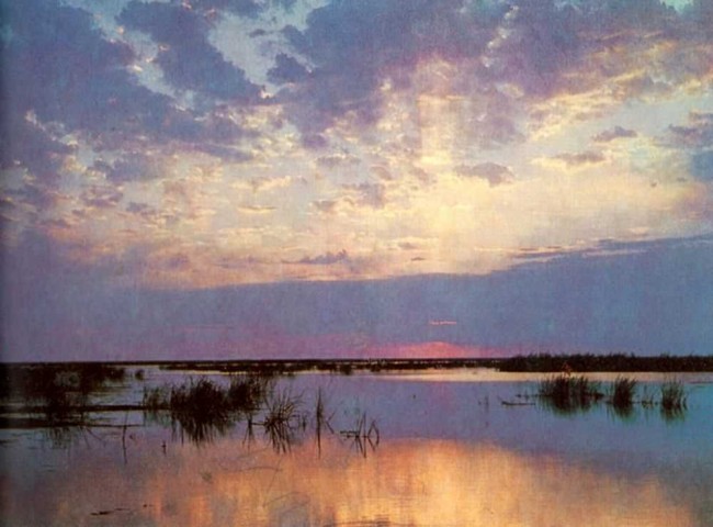 Сочинение по картине: Кустодиев - "В низовьях Волги" Сочинение по картине: Кустодиев - "В низовьях Волги"