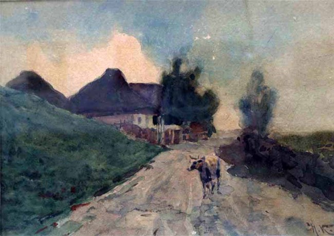 Сочинение по картине: Кузнецов - "Французская деревня"