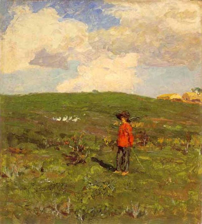 Сочинение по картине: Кузнецов - "Пастушок"