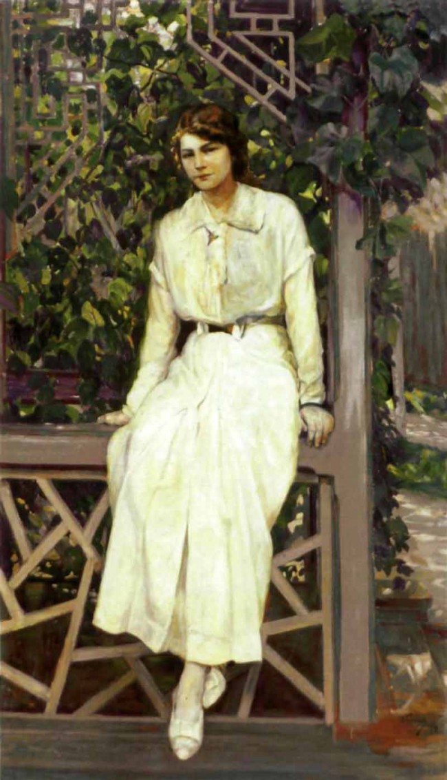 Сочинение по картине: Кузнецов - "Портрет девушки в белом"