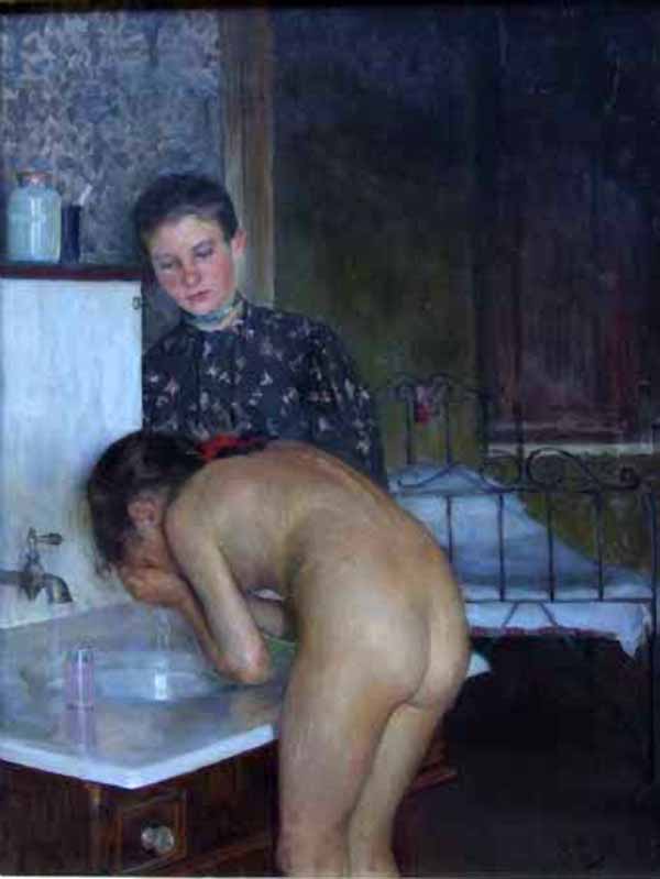 Сочинение по картине: Кузнецов - "Туалет девочки"
