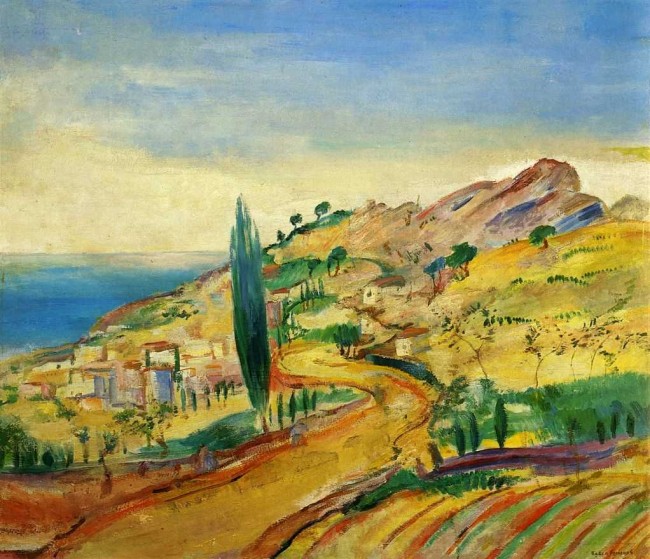 Сочинение по картине: Кузнецов - "Дорога в Алупку"