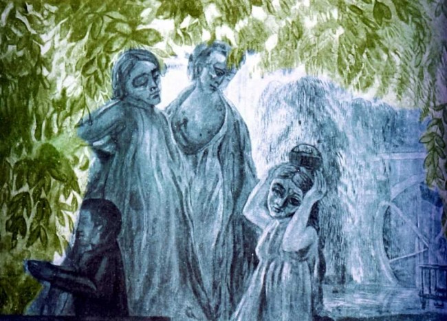 Сочинение по картине: Кузнецов - "Сбор винограда"