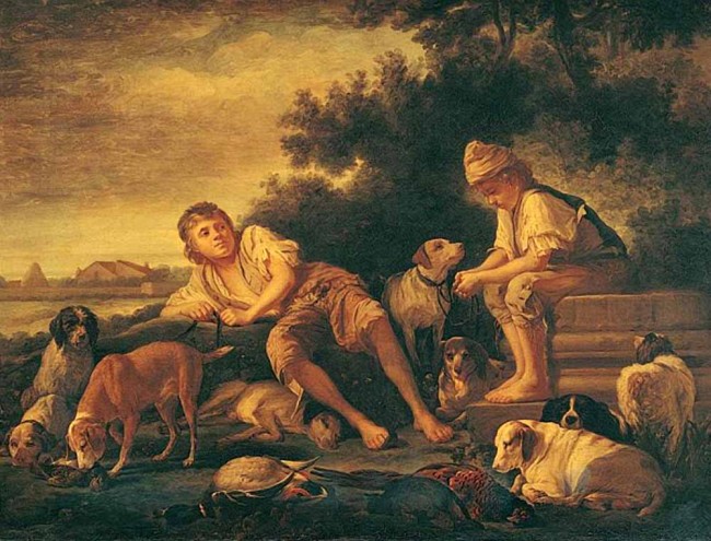 Сочинение по картине: Квадаль - "Мальчики-загонщики после охоты"