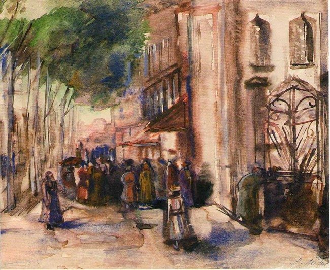 Сочинение по картине: Лабас - "На улице в Ташкенте" Сочинение по картине: Лабас - "На улице в Ташкенте"