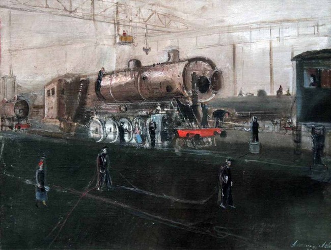 Сочинение по картине: Лабас - "На заводе" Сочинение по картине: Лабас - "На заводе"