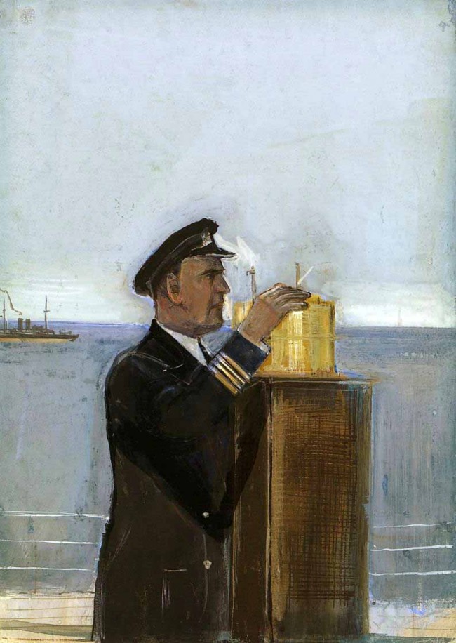 Сочинение по картине: Лабас - "Штурман"