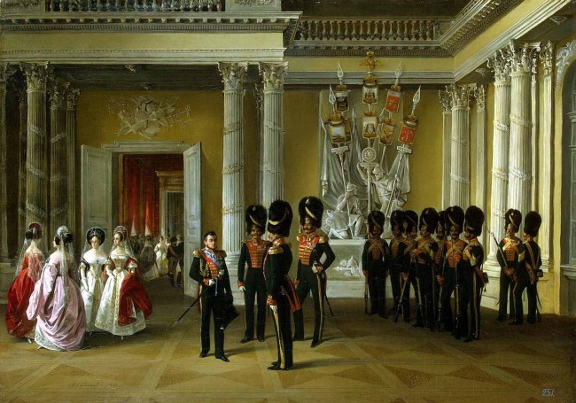 Сочинение по картине: Ладюрнер - "Виды залов Зимнего дворца"