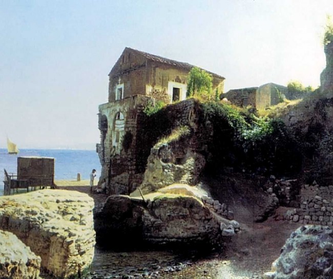 Сочинение по картине: Лагорио - "На острове Капри. Рыбацкий домик"