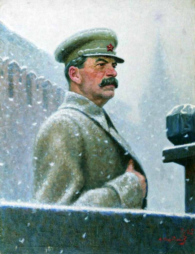 Сочинение по картине: Лактионов - "Речь товарища Сталина 7 ноября 1941 года"