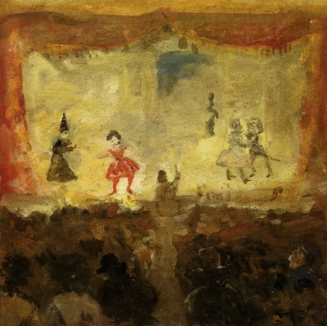 Сочинение по картине: Ларионов - "Кукольный театр"