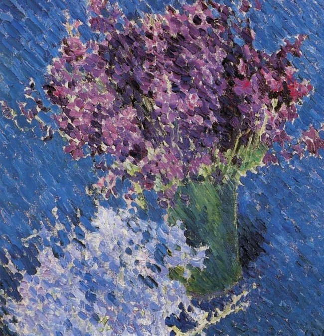 Сочинение по картине: Ларионов - "Цветы (Два букета)"