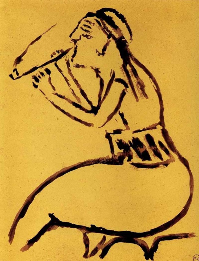 Сочинение по картине: Ларионов - "Турчанка с трубкой" Сочинение по картине: Ларионов - "Турчанка с трубкой"