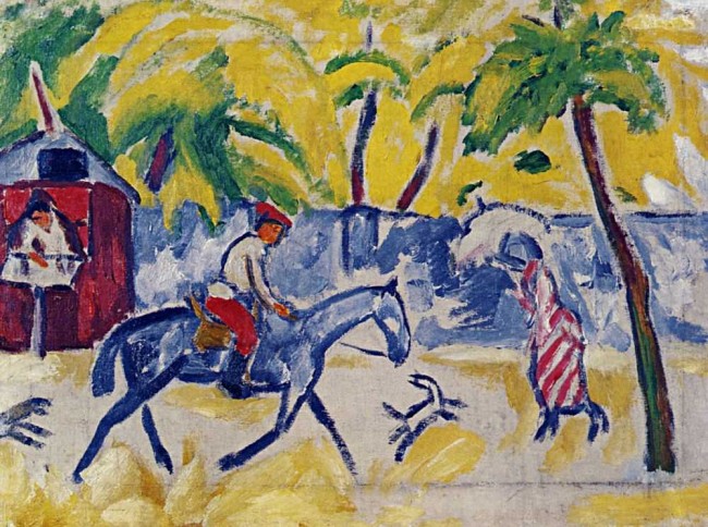 Сочинение по картине: Ларионов - "Улица в провинции"