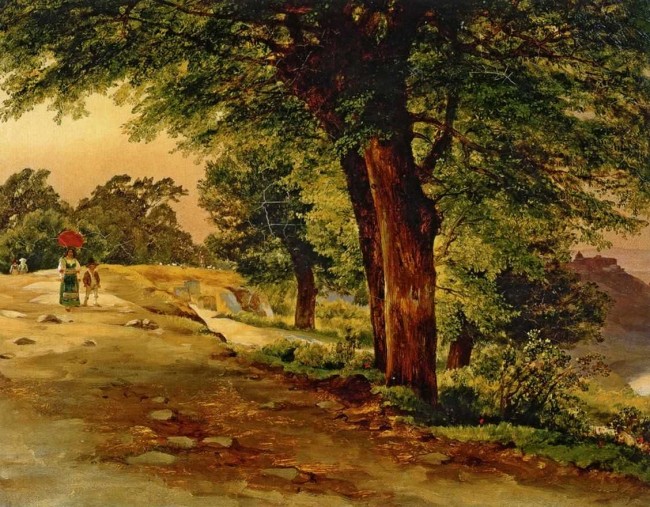 Сочинение по картине: Лебедев - "В парке Киджи"