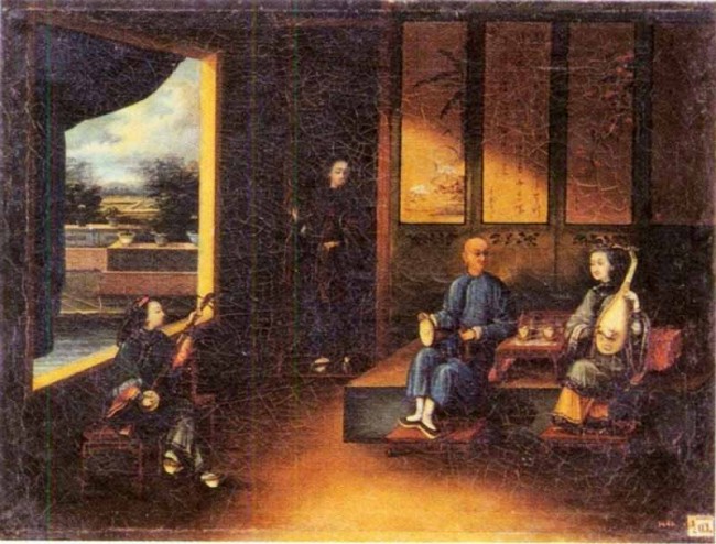 Сочинение по картине: Легашов - "Сцена из китайской жизни"