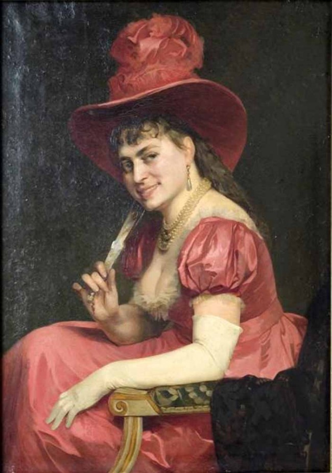 Сочинение по картине: Леман - "Парижанка"