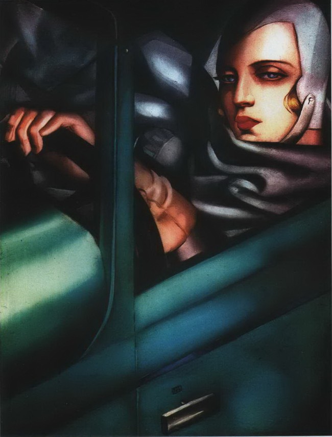 Сочинение по картине: Лемпицка - "Автопортрет в зеленом Бугало" Сочинение по картине: Лемпицка - "Автопортрет в зеленом Бугало"