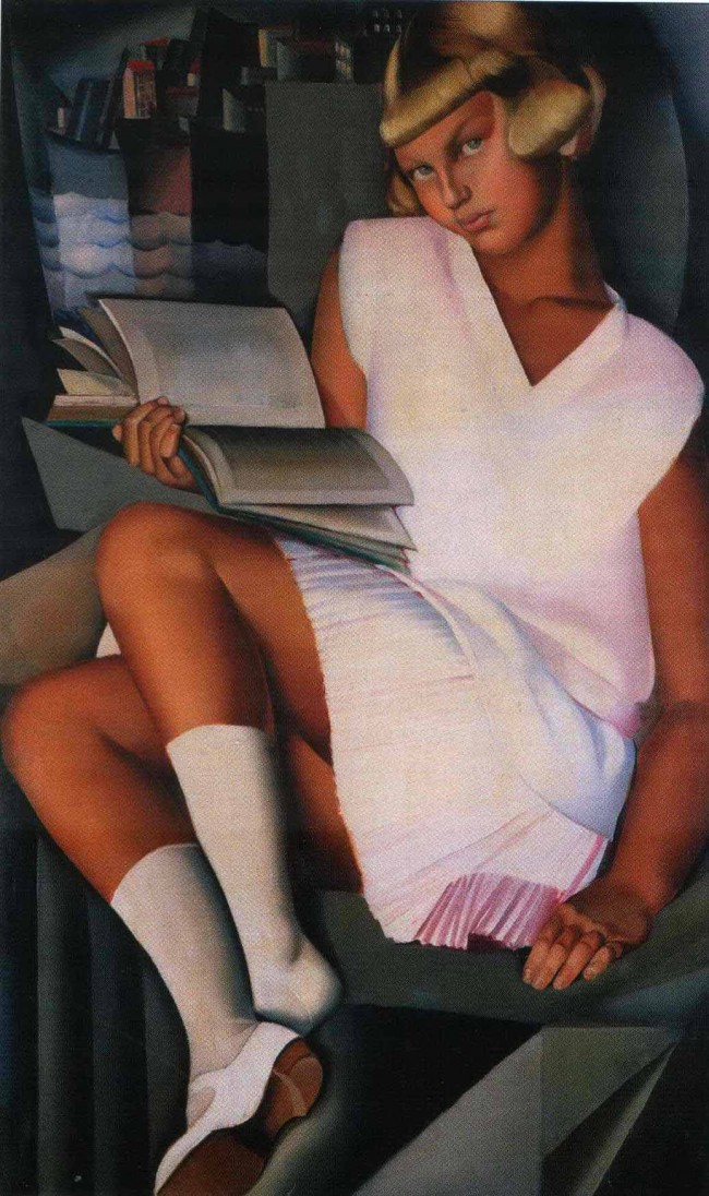 Сочинение по картине: Лемпицка - "Кизетта в розовом платье"