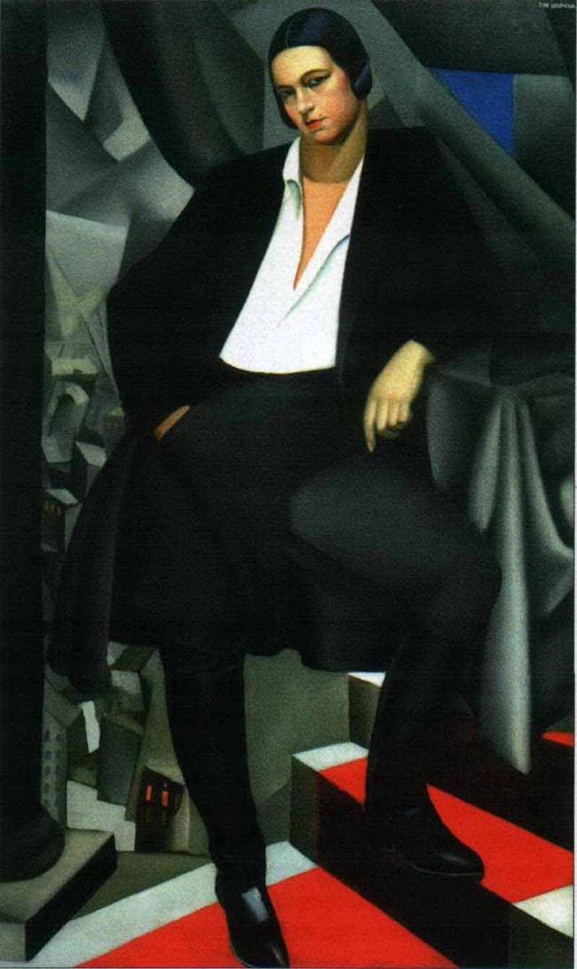 Сочинение по картине: Лемпицка - "Мадемуазель де ла Салль"