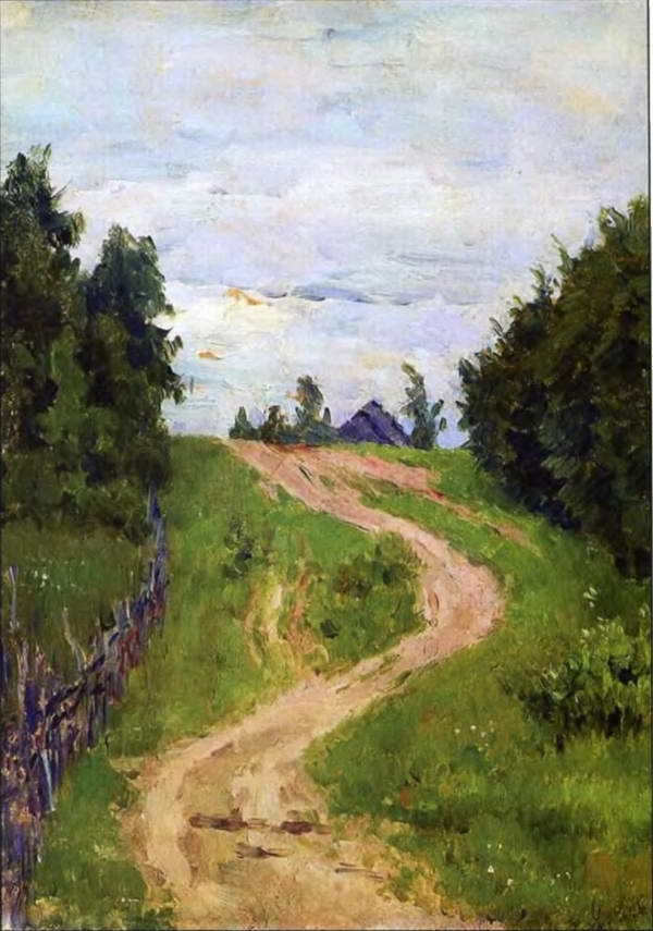 Сочинение по картине: Левитан - "Дорожка"