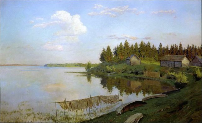Сочинение по картине: Левитан - "На озере. Тверская губерния"