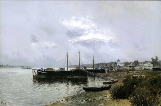 Сочинение по картине: Левитан - "После дождя. Плёс"