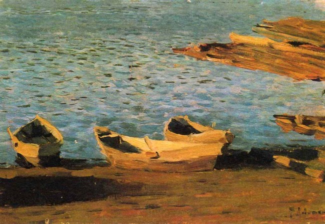 Сочинение по картине: Левитан - "У берега"