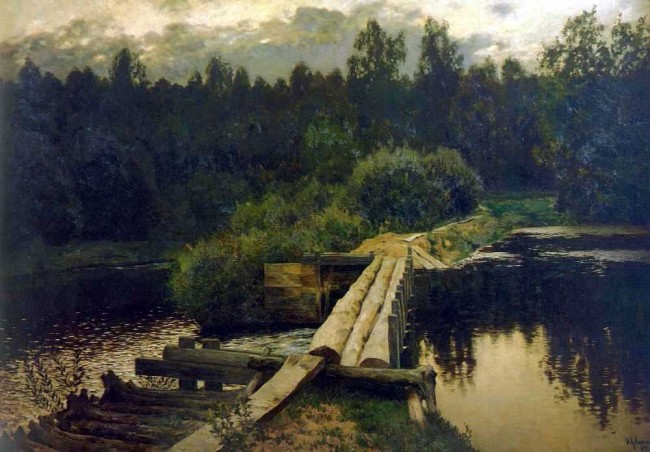 Сочинение по картине: Левитан - "У омута"