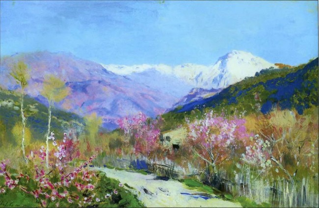 Сочинение по картине: Левитан - "Весна в Италии"