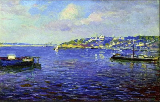 Сочинение по картине: Левитан - "Вид на Нижний Новгород" Сочинение по картине: Левитан - "Вид на Нижний Новгород"