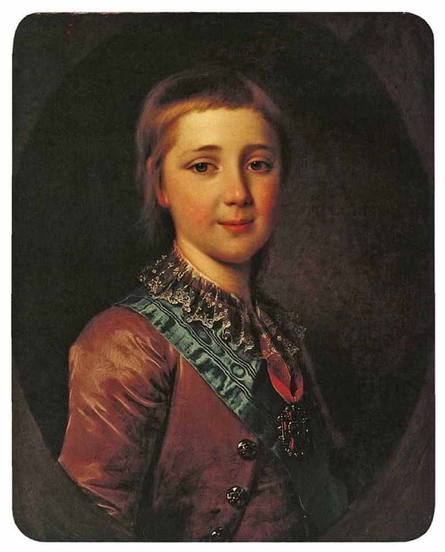 Сочинение по картине: Левицкий - "Портрет великого князя Александра Павловича в детстве"