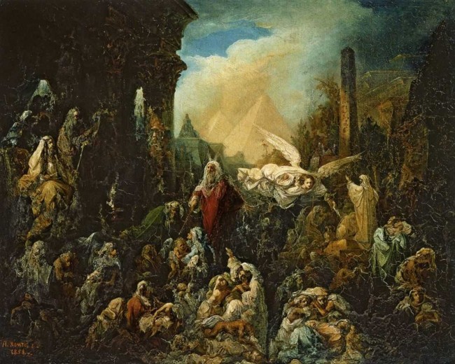 Сочинение по картине: Ломтев - "Истребление первенцев египетских"