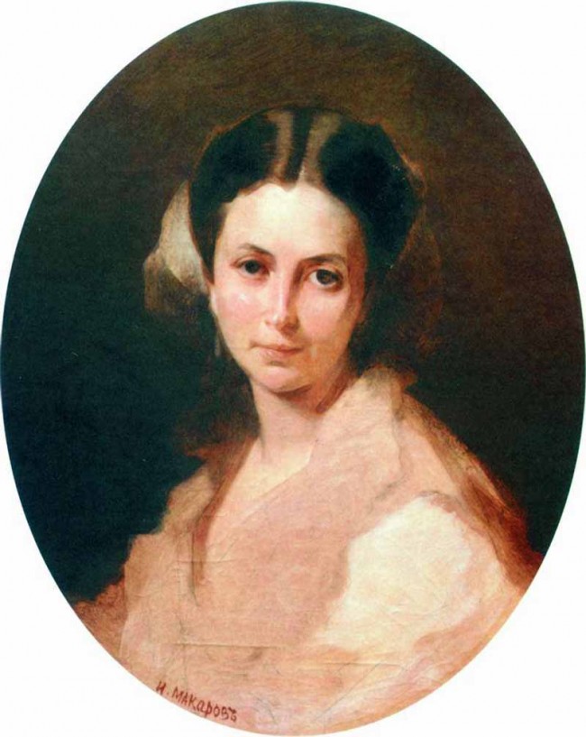 Сочинение по картине: Макаров - "Портрет Н.П.Боголюбовой, рожденной Нечаевой"