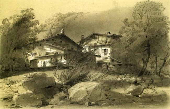 Сочинение по картине: Макаров - "Сельский пейзаж"