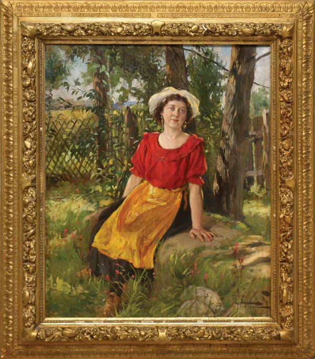 Сочинение по картине: Маковский - "Девушка, освещенная солнцем"