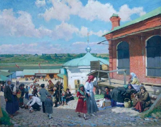 Сочинение по картине: Маковский - "В Плесе-Костромском"