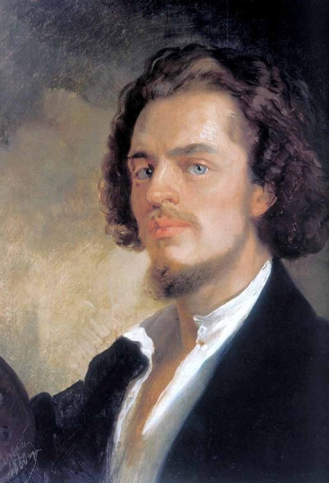 Сочинение по картине: Маковский - "Автопортрет"