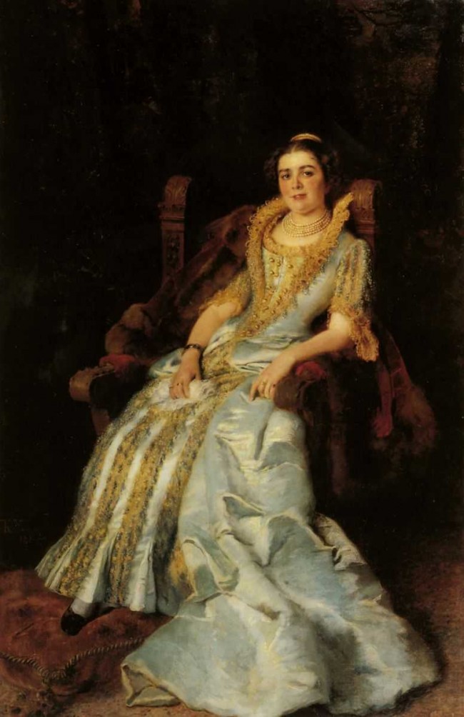 Сочинение по картине: Маковский - "Портрет В.А.Морозовой"